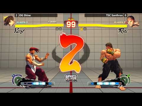 USF4 Winners Finals @ NLBC #130 - OG Shine vs TSC Santhrax [720p/60fps]