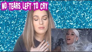 ARIANA GRANDE "NO TEARS LEFT TO CRY" (MUSIC VIDEO) - REACTION