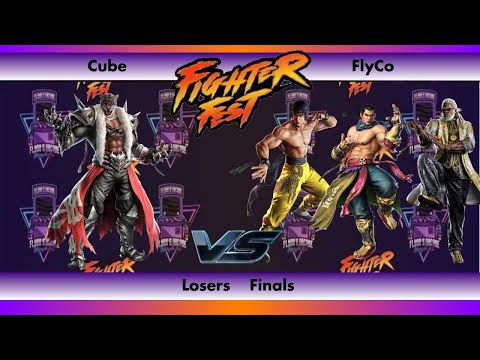 Flynn's Arcade Fighter Fest 5 Losers Final - Cube (Armor King) Vs FlyCo (Leroy Feng Law) Tekken 7