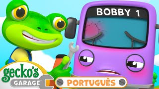 O Para-Brisa Quebrado do Bobby! | 1 HORA DO GECKO! | Desenhos Animados Infantis em Português