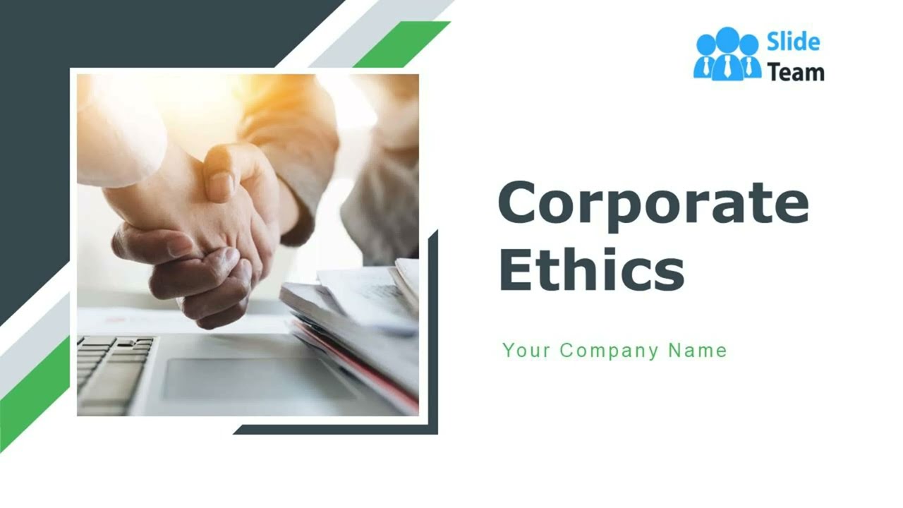 Corporate Ethics Powerpoint Presentation Slide