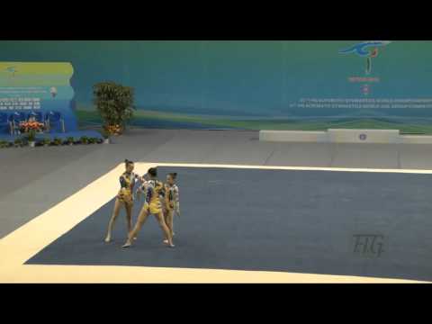 China (CHN) -  2016 Acrobatic Worlds, Putian City (CHN) Dynamic  Women's Group