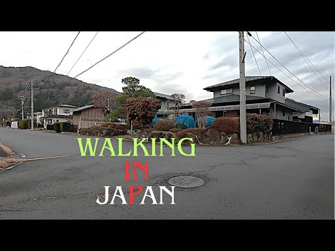 Japan Walking Tour - Nagano Suburbs & Authentic Neighborhood Exploration | 4K HDR