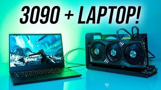 RTX 3090 Gaming Laptop 2080 Ti eGPU Comparison