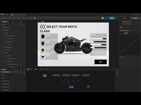 Rive Quick Start Tutorial - Interactive Menu