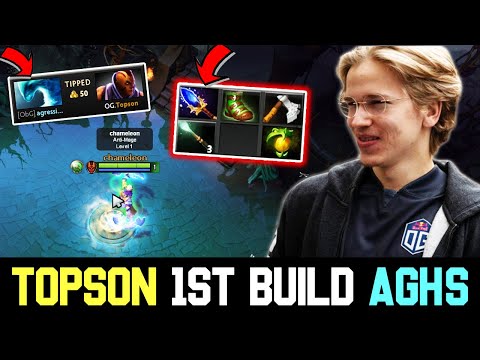 Topson first build AGHANIM'S SCEPTER on ANTI MAGE?! - Toying in PUBS! DOTA 2