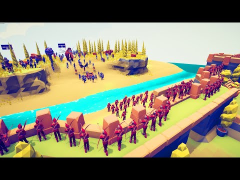 80x MEDIEVAL SOLDIER vs ALL FACTION - Totally Accurate Battle Simulator TABS