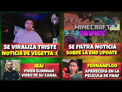 SE VIRALIZA TRISTE NOTICIA DE VEGETTA :( | SE FILTRA NOTICIA SOBRE LA END UPDATE | IBAI EN PROBLEMAS