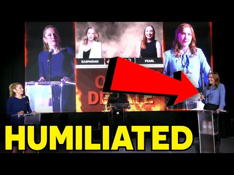 Ana Kasparian WIPES THE FLOOR With BRAINDEAD Right Winger Pearl Davis In LIVE In Person DEBATE!