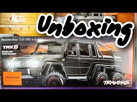 Traxxas TRX-6 Mercedes-Benz G 63 AMG 6x6 Unboxing en español