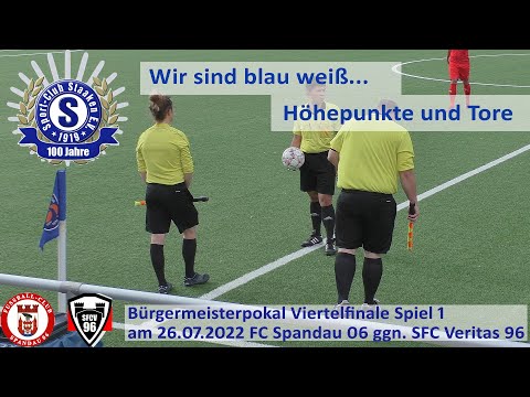 Spandauer Bürgermeisterpokal - FC Spandau 06 vs SFC Veritas 96