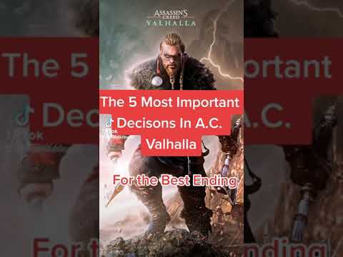 These 5 decisions determine ur endgame on AC Valhalla Must Watch!
