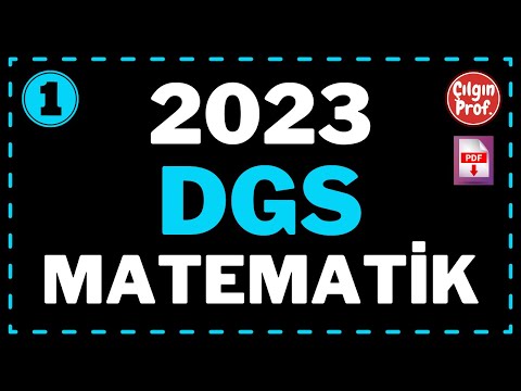 2023 DGS MATEMATİK [+PDF] - 2023 DGS Matematik Soru Çözümleri (1-25)
