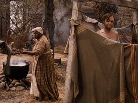 Mammy threatens to scrub Mr. Kennedy in "Gone With The Wind"