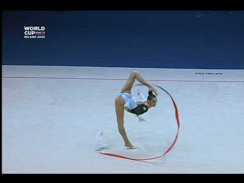 Alina HARNASKO NEUTRAL Individual Athlete - Ribbon FINAL - AGF Trophy Baku 2024 (FIG World Cup)
