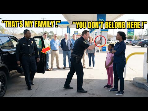 Cop Harassed Black Woman at Gas Station — Started Shaking When He Saw Police Chief in Car