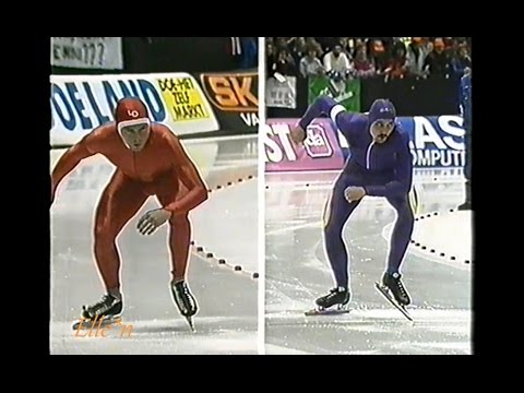 European Championships Heerenveen 1992 - 500 m Ledergerber - Søndrål