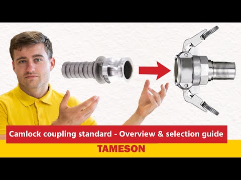 Camlock coupling standard - Overview & selection guide - Tameson
