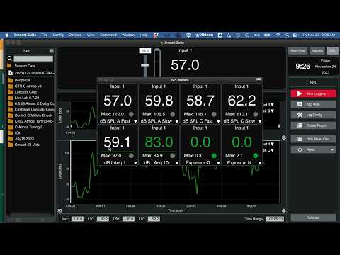 Smaart v9 - SPL 5 - Upper Right Meter