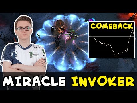 Miracle Invoker — late game Comeback