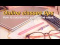 TIPS FOR ONLINE SCHOOL I Back to school 2020 online class tips