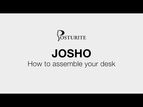 How to assemble your JOSHO desk
