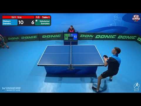 14:30 Maksym Deineha 3 - 0 Volodymyr Samoilov West 3 WIN CUP 11.11.2022 | TABLE TENNIS WINCUP