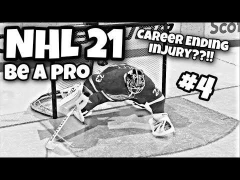 NHL 21 - BE A PRO! Career Ending Injury*?! #4