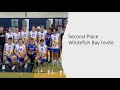 Whitefish Bay Invite Second Place Highlights