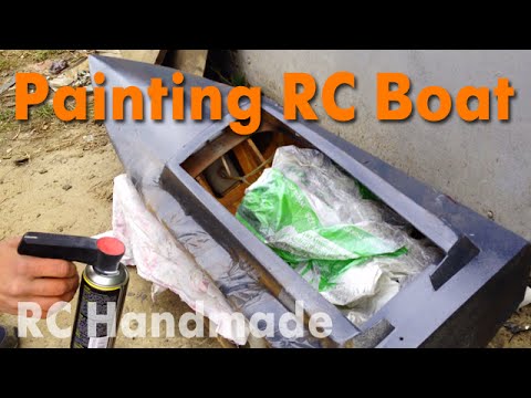 RC Handmade - Painting the Boat