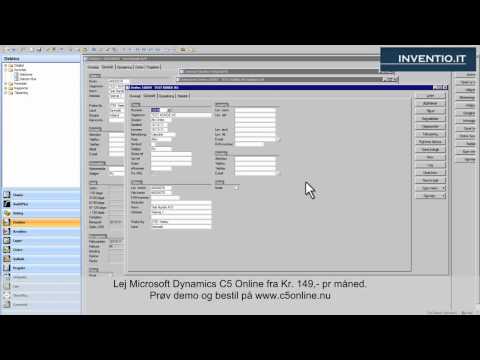 Videoguides til Microsoft Dynamics C5/c5online