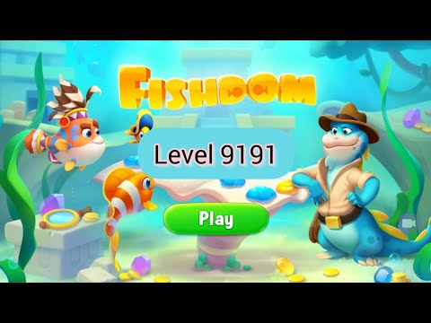 FISHDOM GAME LEVEL 9191 #youtube #fishdom