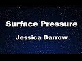 Karaoke♬ Surface Pressure (From 