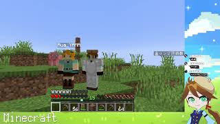 #minecraft ルアさんとコラボ！金リンゴ１００個集めるまで終われません