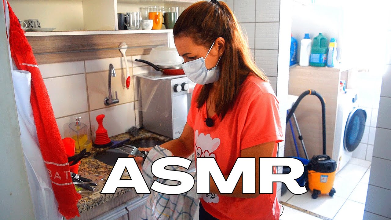 ASMR | Limpando o apartamento de um cliente | As Patroinhas