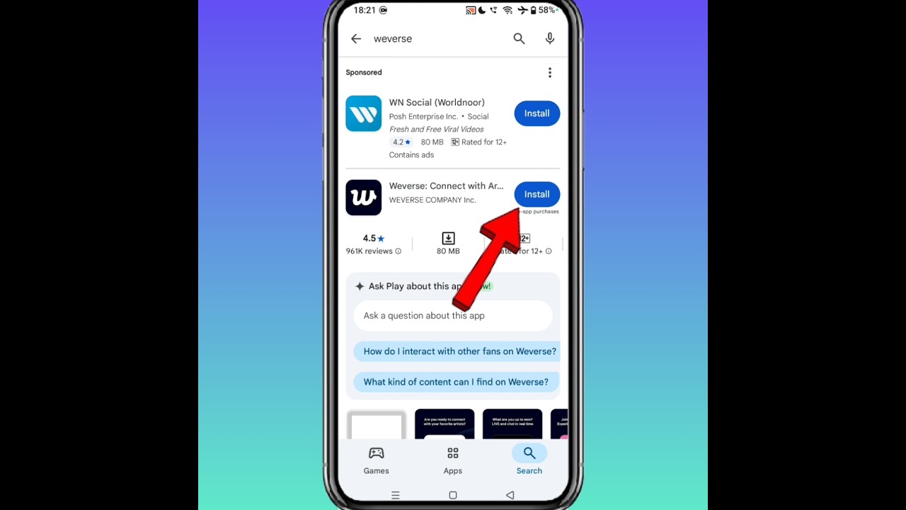 How To Install Weverse App On Android Phone || How To Download Weverse App #weverse