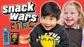 British Kids Try American Food For The First Time | Snack Wars