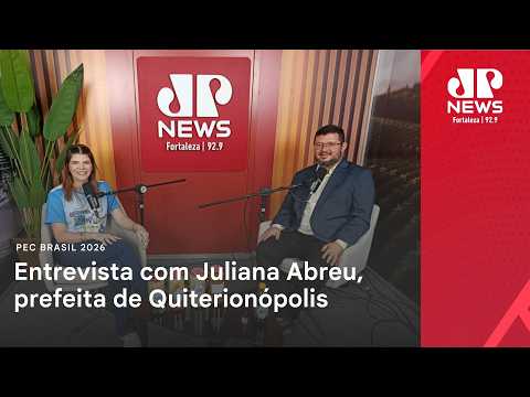 PEC Brasil 2026: entrevista com Juliana Abreu, prefeita de Quiterionópolis