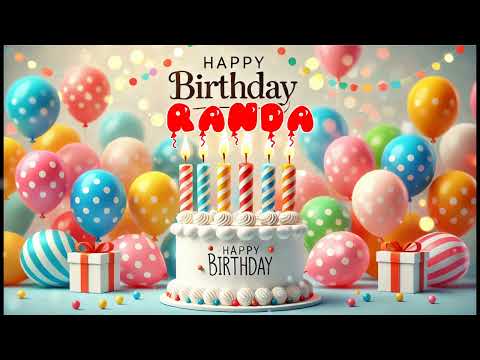 Happy Birthday RANDA   Happy Birthday Song   Birthday Wishes   Birthday Party