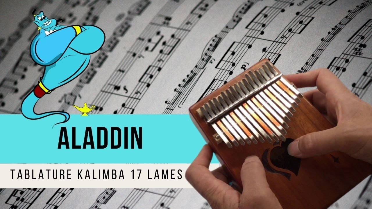 CE RÊVE BLEU ( Aladdin) - Partition Kalimba 17 Lames
