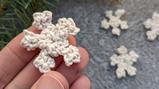 Crochet Mini Snowflake