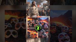 Você pode ajudar Jesus a salvar todos do vulcão em erupção? 🌋✨ #jesuscristo #jesusteama