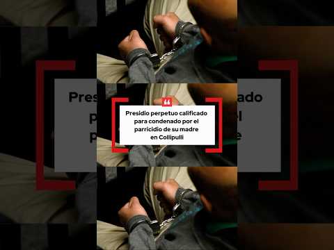Presidio perpetuo calificado para condenado por el parricidio de su madre en Collipulli