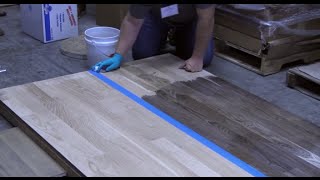 Staining a Hardwood Floor with Vinegar and Steel Wool