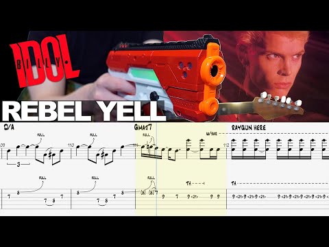 Billy Idol - Rebel Yell | Guitar cover WITH TABS | + RAYGUN