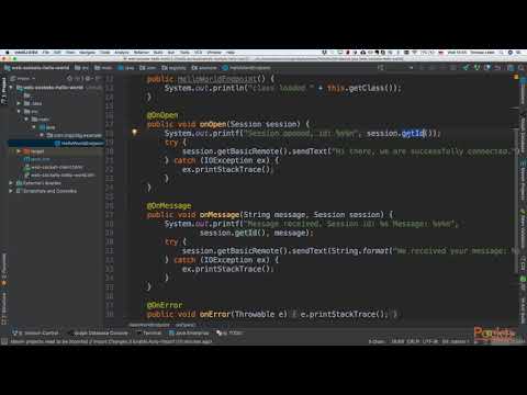 Java EE 8 Application Development Creating WebSocket Server | packtpub com