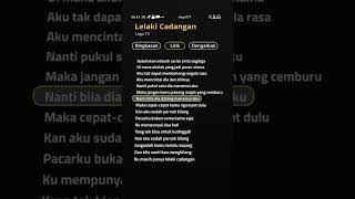 Download lagu lirik lagu lelaki cadangan mp3
