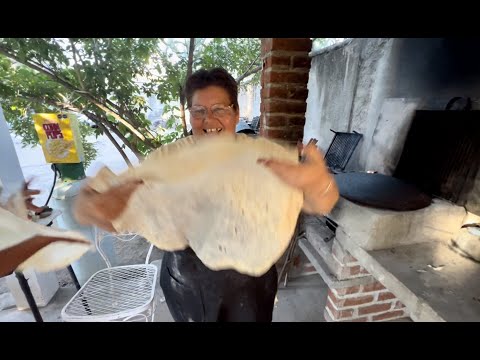 Como hacer tortillas sobaqueras estilo Sonora receta por La Nina - Yo Amo San Pedro de la Cueva