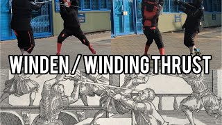 longsword winden / winding thrust