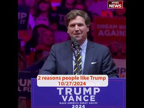 They have no idea why people like Donald Trump. Tucker Carlson calls Kamala Samoan & Malaysian